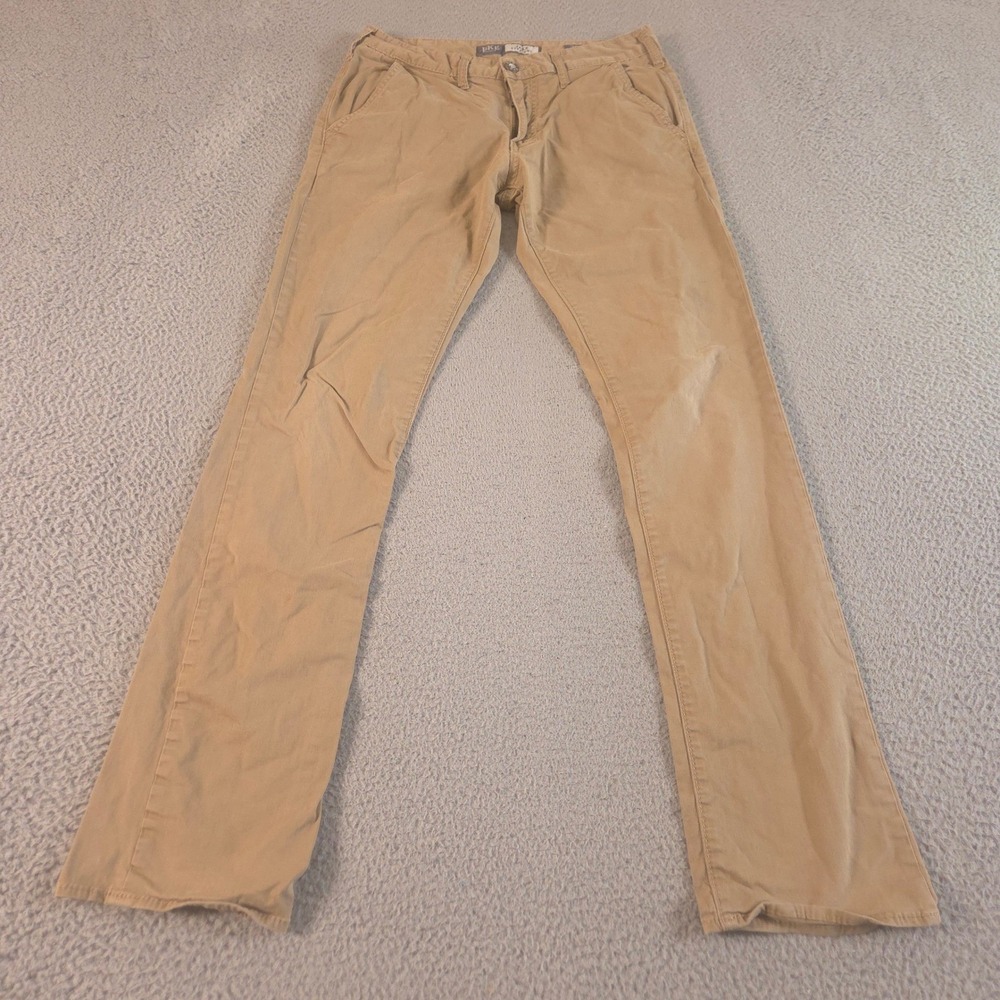 BKE Pants Mens 30x33 Tan Jake Straight Cotton Blend Stretch Chino Khaki Trousers